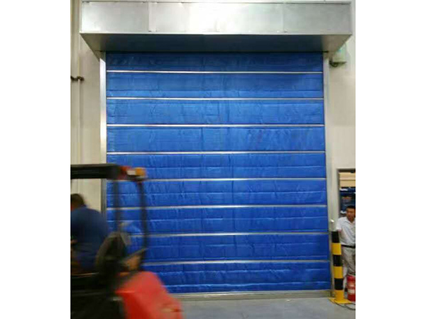 電動(dòng)無(wú)極布防火卷簾門